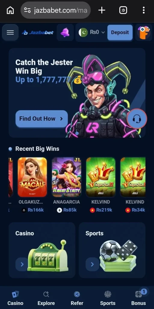 JazbaBet Game